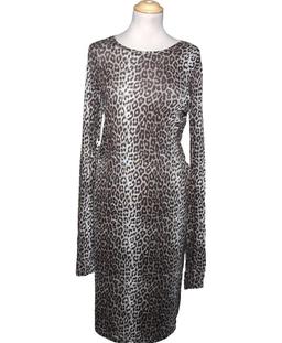 robe mi-longue BCBG MAX AZRIA 40 - T3 - L Marron