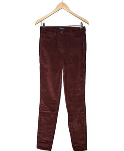 pantalon slim femme CAROLL 38 - T2 - M Rouge