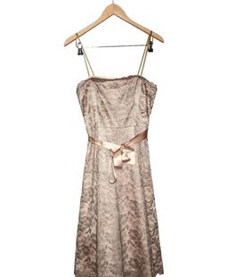 robe mi-longue BCBG MAX AZRIA 36 - T1 - S Marron