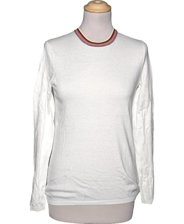 pull femme TOMMY HILFIGER 36 - T1 - S Blanc