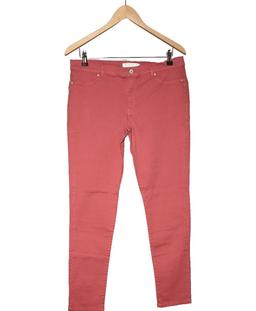 pantalon slim femme IKKS 42 - T4 - L/XL Rouge