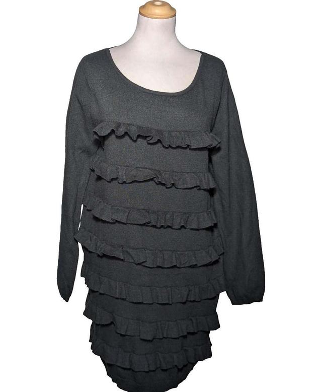 robe courte SANDRO 46 - T6 - XXL Noir