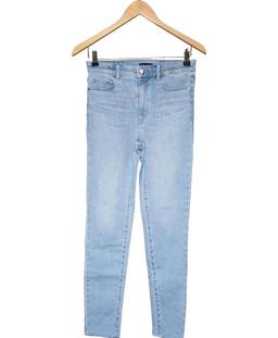 jean slim femme UNIQLO 34 - T0 - XS Bleu