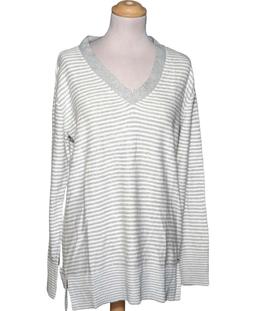 pull femme TOMMY HILFIGER 38 - T2 - M Gris