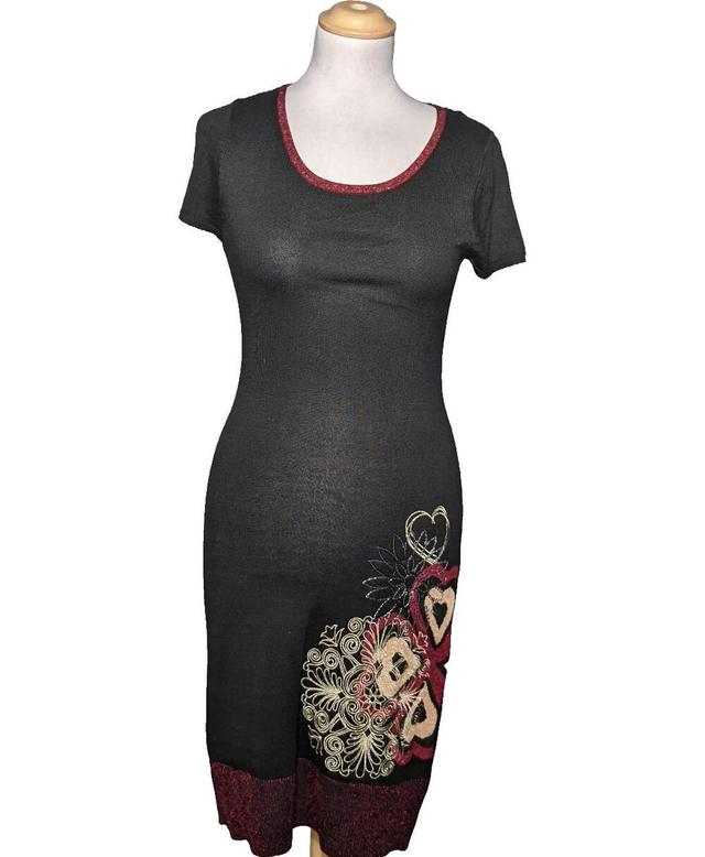 robe mi-longue DESIGUAL 36 - T1 - S Noir