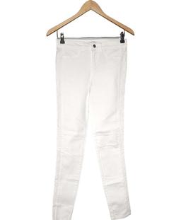 pantalon slim femme LIU JO 36 - T1 - S Blanc