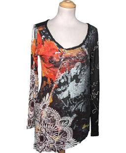 top manches longues DESIGUAL 38 - T2 - M Noir