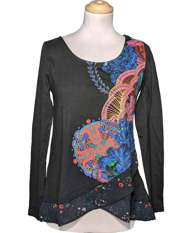 top manches longues DESIGUAL 36 - T1 - S Noir