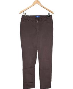 pantalon slim femme TBS 40 - T3 - L Marron