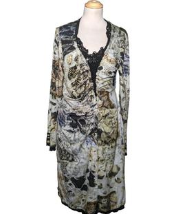 robe mi-longue ELISA CAVALETTI 40 - T3 - L Gris