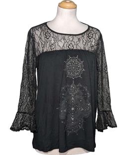 top manches longues DESIGUAL 40 - T3 - L Noir