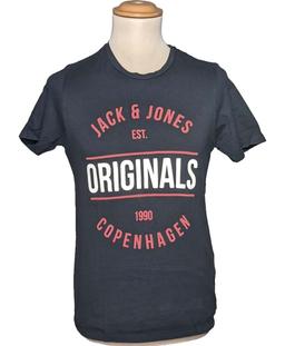 t-shirt manches courtes JACK AND JONES 36 - T1 - S Noir