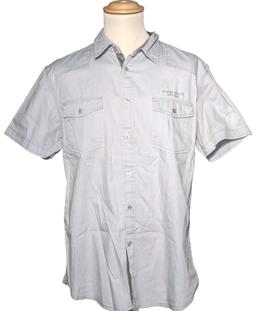 chemise manches courtes GUESS 42 - T4 - L/XL Gris