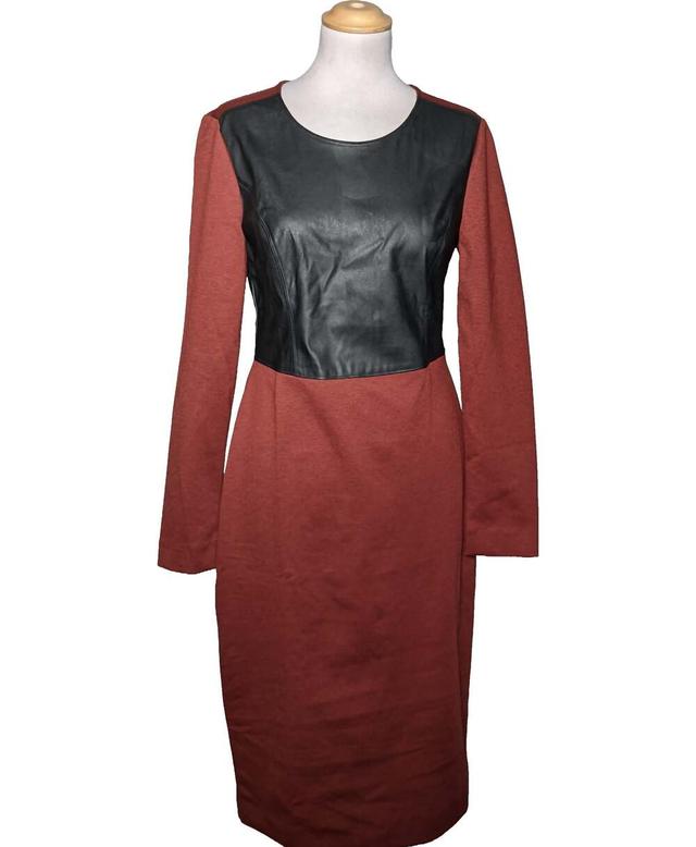 robe mi-longue BCBG MAX AZRIA 38 - T2 - M Marron