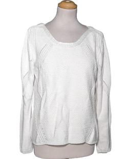 pull femme BREAL 38 - T2 - M Blanc