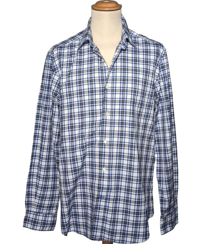 chemise manches longues MASSIMO DUTTI 42 - T4 - L/XL Bleu