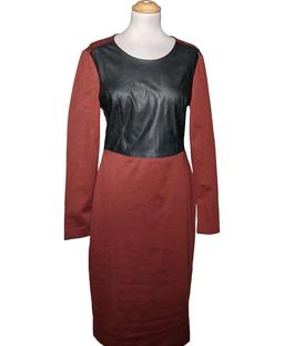 robe mi-longue BCBG MAX AZRIA 38 - T2 - M Marron