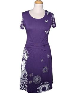 robe mi-longue DESIGUAL 36 - T1 - S Violet