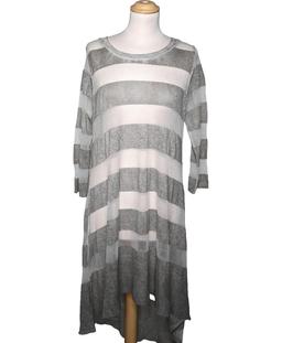 robe courte LAUREN VIDAL 42 - T4 - L/XL Gris