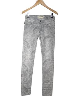 jean droit femme ZADIG ET VOLTAIRE 34 - T0 - XS Gris