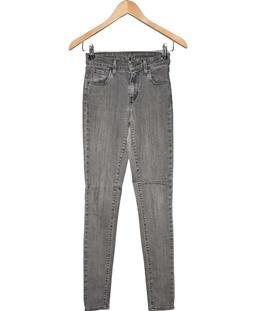 jean slim femme LEVI'S 32 Gris