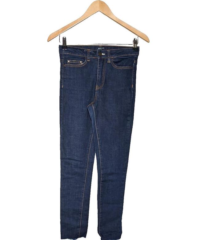 jean slim femme PIECES 34 - T0 - XS Bleu