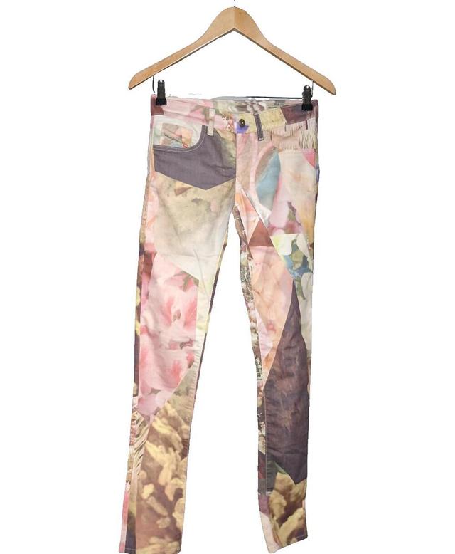 pantalon slim femme DIESEL 34 - T0 - XS Beige