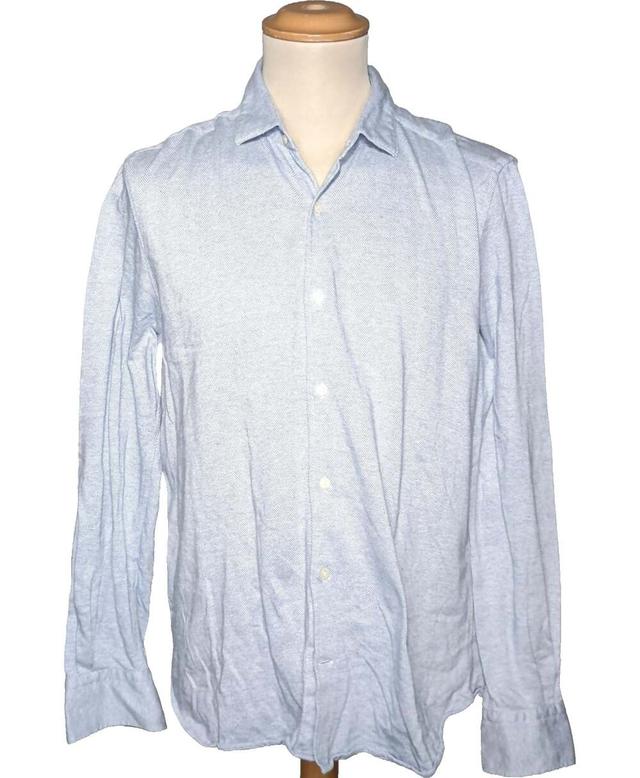 chemise manches longues MASSIMO DUTTI 40 - T3 - L Bleu