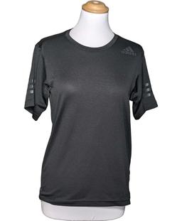 top manches courtes ADIDAS 34 - T0 - XS Noir