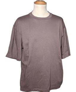 t-shirt manches courtes UNIQLO 40 - T3 - L Marron