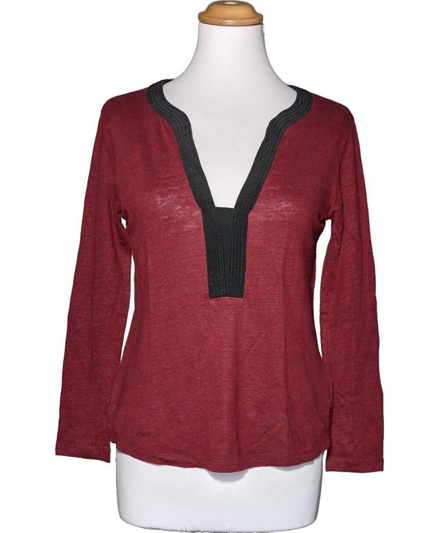 top manches longues SANDRO 38 - T2 - M Rouge