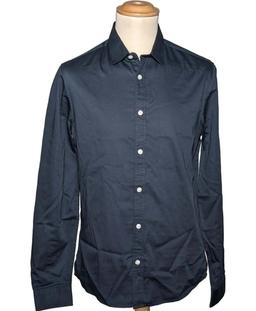 chemise manches longues BONOBO 38 - T2 - M Bleu