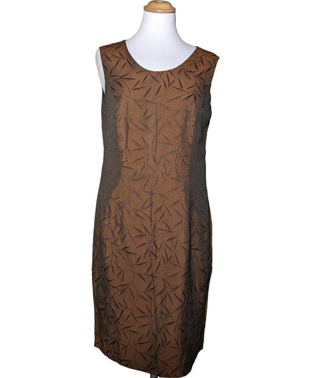 robe mi-longue UN JOUR AILLEURS 42 - T4 - L/XL Marron