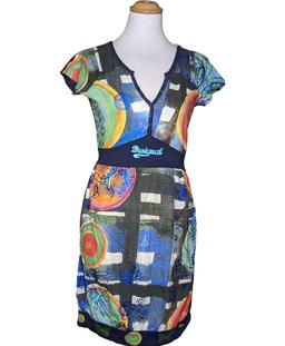 robe courte DESIGUAL 38 - T2 - M Bleu