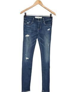 jean slim femme ABERCROMBIE 34 - T0 - XS Bleu