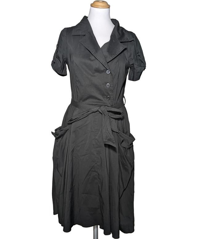 robe mi-longue CAROLL 36 - T1 - S Noir