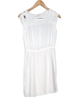 robe courte SANDRO 40 - T3 - L Blanc