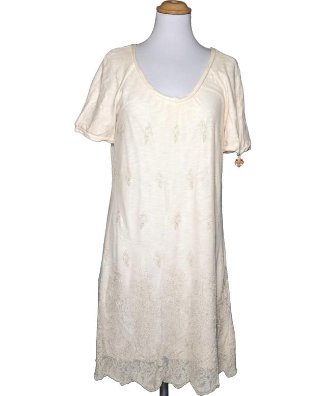 robe mi-longue ELISA CAVALETTI 38 - T2 - M Beige