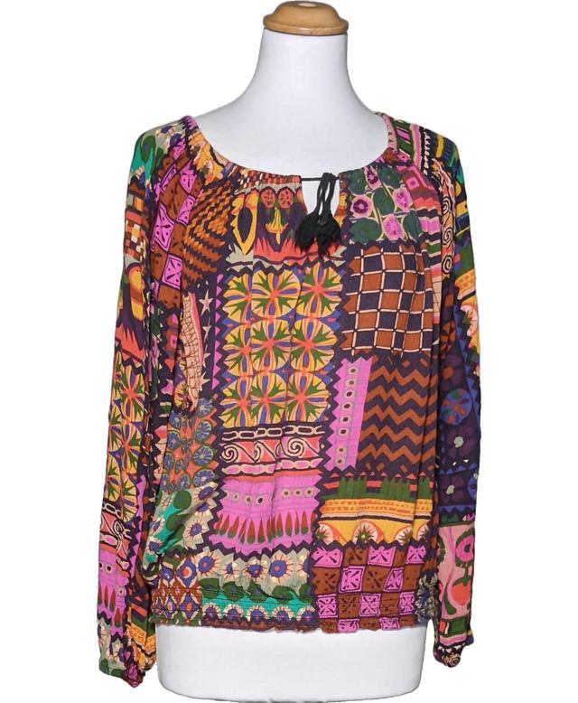 blouse DESIGUAL 38 - T2 - M Marron