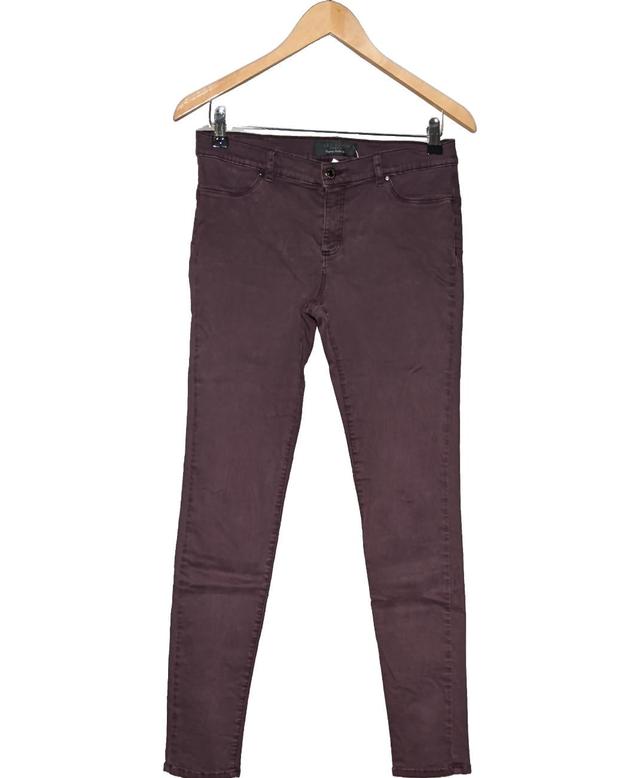 pantalon slim femme IKKS 40 - T3 - L Violet