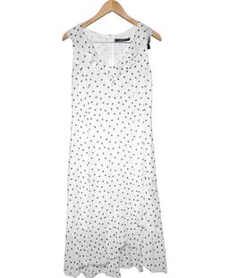 robe mi-longue CAROLL 38 - T2 - M Blanc