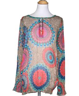 blouse DESIGUAL 40 - T3 - L Marron