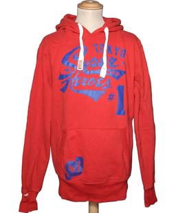 sweat homme SUPERDRY 40 - T3 - L Rouge