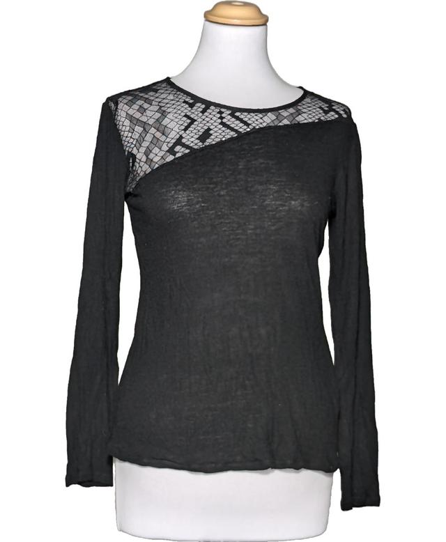 top manches longues IKKS 38 - T2 - M Noir