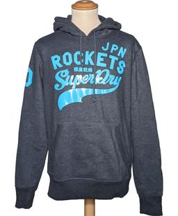 sweat homme SUPERDRY 38 - T2 - M Bleu