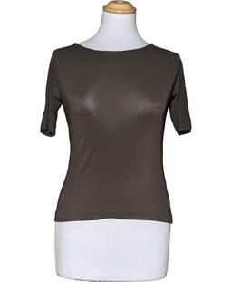 top manches courtes MAXMARA 36 - T1 - S Marron