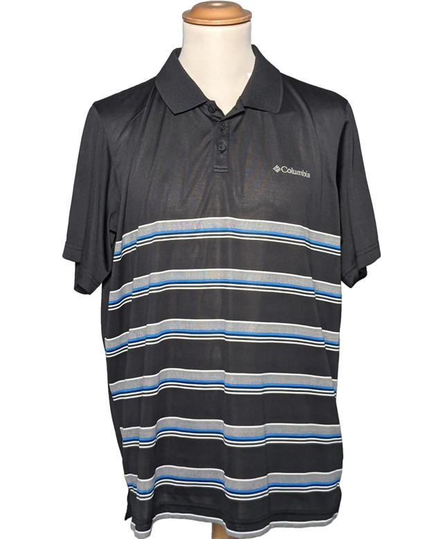 polo homme COLUMBIA 40 - T3 - L Noir