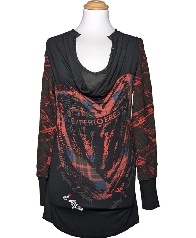 top manches longues DESIGUAL 36 - T1 - S Noir