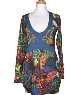 robe courte DESIGUAL 40 - T3 - L Bleu