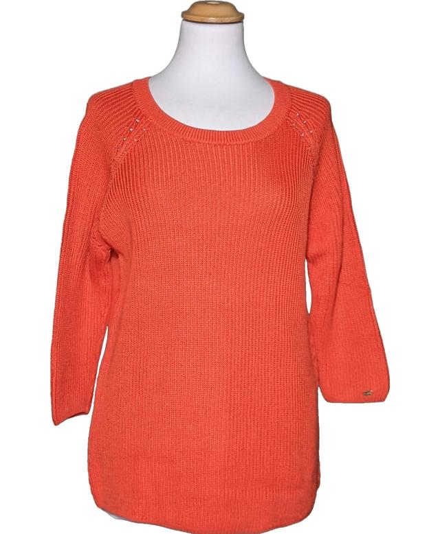 pull femme TOMMY HILFIGER 38 - T2 - M Orange